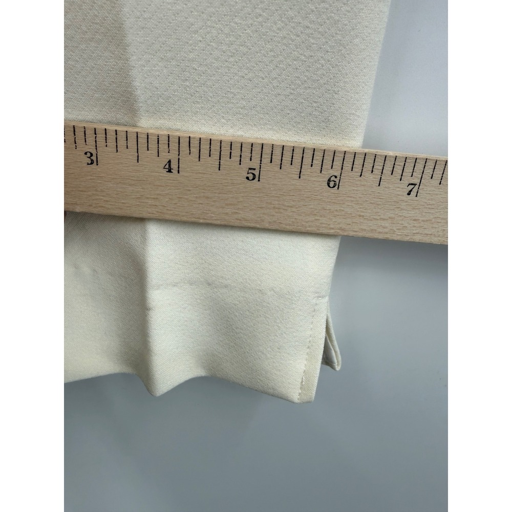 Talbots Pants Womens 4 Petite Beige Cream Hampshire Straight Leg Career Dress - Picture 8 of 9